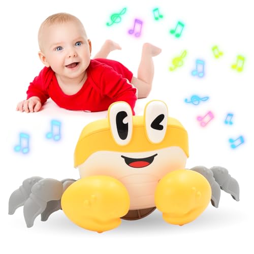 Coriver Baby-Spielzeug-Krabbe, Musik Krabbelspielzeug Interaktives, Elektronische Krabbelnde Krabbe, Crab Krabbelhilfe Spielzeug Geschenk für Kinder,Tummy Time Toys für Baby 6 7 8 9 10 Monate Coriver Baby-Spielzeug-Krabbe, Musik Krabbelspielzeug Interaktives, Elektronische Krabbelnde Krabbe, Crab Krabbelhilfe Spielzeug Geschenk für Kinder,Tummy Time Toys für Baby 6 7 8 9 10 Monate von Coriver