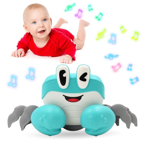 Coriver Krabbe Baby Spielzeug, Musik Krabbelspielzeug Interaktives, Elektronische Krabbelnde Krabbe,Crab Krabbelhilfe Spielzeug Geschenk für Kinder,Tummy Time Toys für Baby 6+ Monate Coriver Krabbe Baby Spielzeug, Musik Krabbelspielzeug Interaktives, Elektronische Krabbelnde Krabbe,Crab Krabbelhilfe Spielzeug Geschenk für Kinder,Tummy Time Toys für Baby 6+ Monate von Coriver