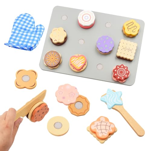 Coriver Kinderküche Zubehör Holz, Backen Kekse Spielen Lebensmittel, Küche Zubehör für Kinder, Pretend Play Food Lebensmittel für Spielküche Zubehör, Rollenspiele für Kind 3+ Jahren Coriver Kinderküche Zubehör Holz, Backen Kekse Spielen Lebensmittel, Küche Zubehör für Kinder, Pretend Play Food Lebensmittel für Spielküche Zubehör, Rollenspiele für Kind 3+ Jahren von Coriver