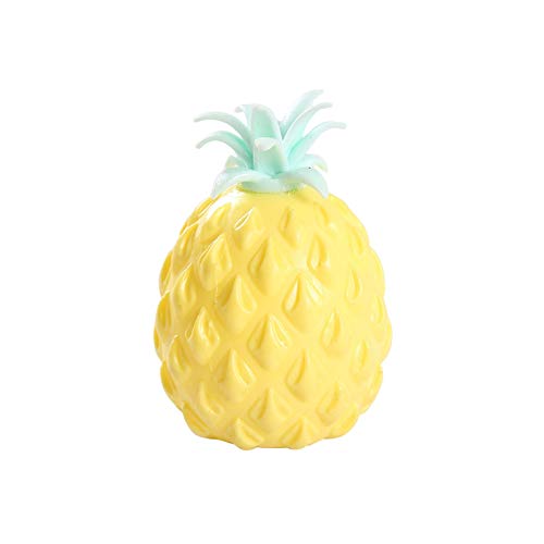 Ananas Spielzeug, Neuartige Simulation Ananas Dekompressionsspielzeug Büro Druckentlastungsspielzeug lindern die schlechte Laune von Kindern und Erwachsenen, 8 x 4,5 cm von Corlidea