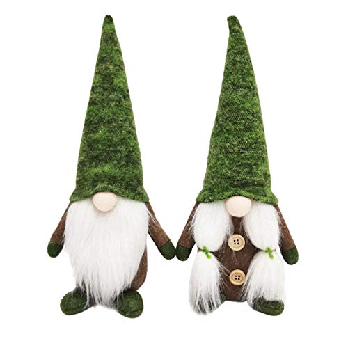 Irish Day St. Patrick's Day gesichtslose Puppe Rudolph Puppe Dekoration Plüschtier Haushalt Ornamente Geschenk für Einweihung, Hochzeit, Weihnachten von Corlidea