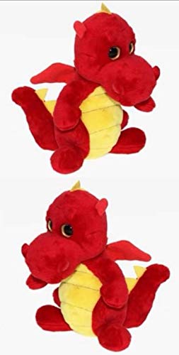 Drache rot Kuscheltier Plüschtier Stofftier ca 19 cm, 1 Stück von Cornel Tierliche