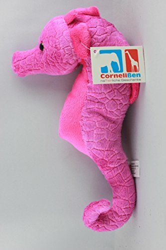 Cornelißen - 1017026 - Seepferd, Seepferdchen, Plüsch, pink, 22cm, waschbar von Cornelißen