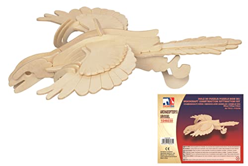 Cornelißen - 1046030 - 3D Puzzle, Holz, Archaeopteryx, 20 Teile, 28cm x 23cm x 9,5cm von Cornelißen