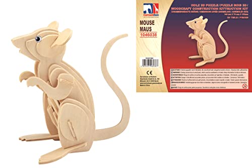 Cornelißen Holz 3D Puzzle - Maus von Cornelißen