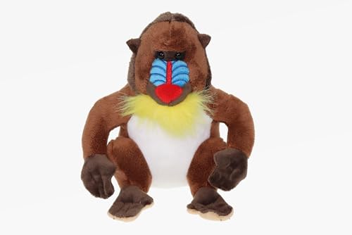 Cornelißen Kuscheltier AFFE Mandrill Meerkatze Primat Höhe 17 cm 1017263 von Cornelißen