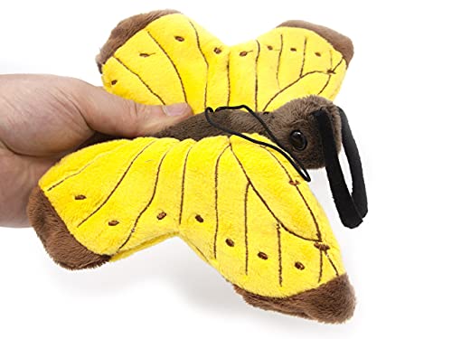 Cornelißen Kuscheltier - Schmetterling mit Band (gelb) - 23 cm von Cornelißen