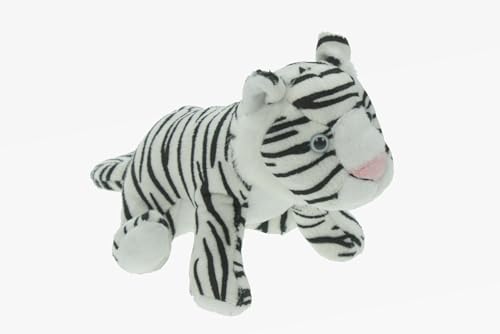 Cornelißen Kuscheltier Tiger weiß Länge 23 cm gestreift 1017049 von Cornelißen