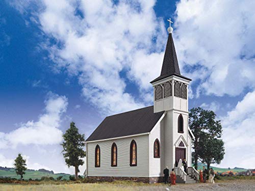 WALTHERS Spur H0 -- Bausatz Dorfkirche Kirche von Cornerstone