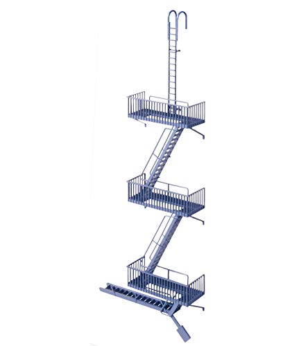 Walthers Cornerstone 533729" Feuertreppe Modellbausatz, Vintage Fire Escape, Large von Cornerstone