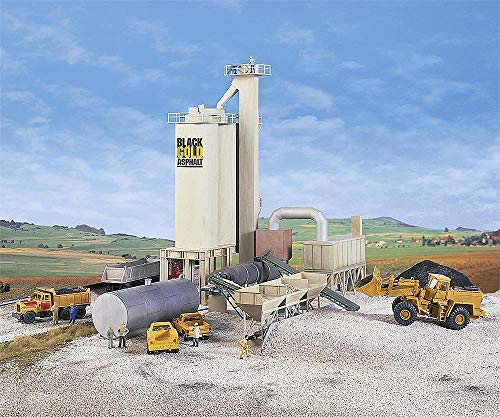 Walthers Cornerstone 933-3085 HO Scale Model Black Hot Mix Plant (-) (-) Modellbau, Hobby, Zusammenbau, detailliert, Schwarz-Goldener Asphalt – Heißmisch-Pflanze von Cornerstone