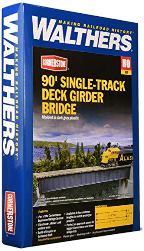 Walthers Spur H0 - Bausatz Brücke Eisenbahnbrücke Länge 31,5 cm von Cornerstone