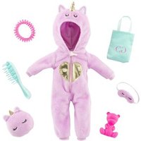 COROLLE 9000610120 Zubehörset Einhorn Onesie, 7-teilig, 28 cm von Corolle