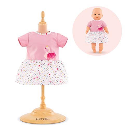 Corolle Mon Premier Poupon Kleid Schwan für alle 30cm Babypuppen von Corolle