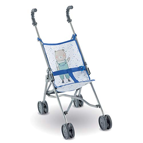 Corolle 9000140730 - Mon Grand Poupon Puppenbuggy blau für alle 36-42cm Babypuppen von Corolle