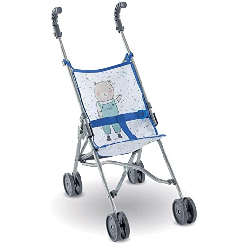 Corolle 9000140730 - Mon Grand Poupon Puppenbuggy blau für alle 36-42cm Babypuppen von Corolle