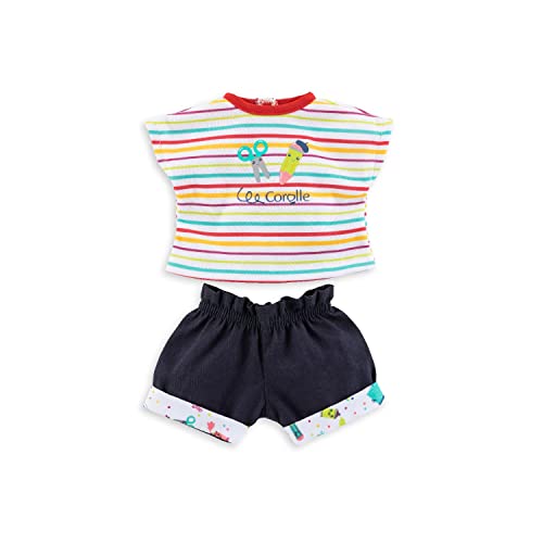 Corolle 9000212280 - Tshirt, Short, Künstler, für alle 36cm MaCorolle Puppen, ab 4 Jahren von Corolle