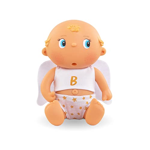 Corolle 9000500010 - Beedibies Gustave Weiß, Schutzengel aus Vollvinyl, kann Daumenlutschen, Vanilleduft, 20cm, ab 3 Jahren von Corolle