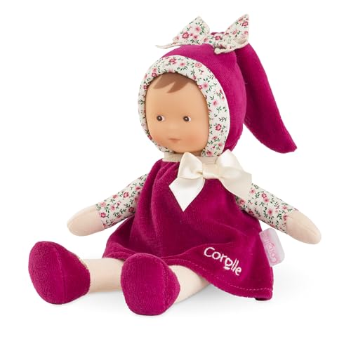 Corolle - Mein Kuscheltier, Miss Rose Grenadine, 25 cm, ab Geburt, 9000010190 von Corolle