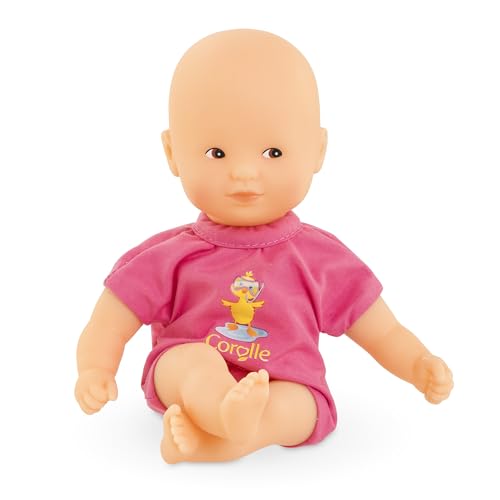 Corolle - Meine erste Babypuppe, Mini-Bada, Rosa, 20 cm, ab 18 Monaten, 9000120320 von Corolle