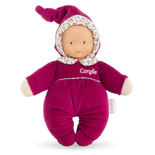 Corolle - Mon Doudou, Babidoux 9000060060, Grenadinenrosa, 20 cm, ab Geburt von Corolle