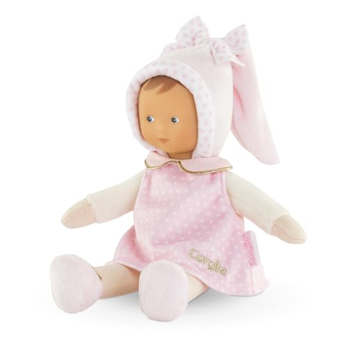 Corolle Mon Doudou Miss Sternenträume, Weichkörperpuppe mit Schlenkerbeinen, Vanilleduft, Namensetikett, waschbar, 25cm, ab den ersten Lebensmonaten geeignet von Corolle