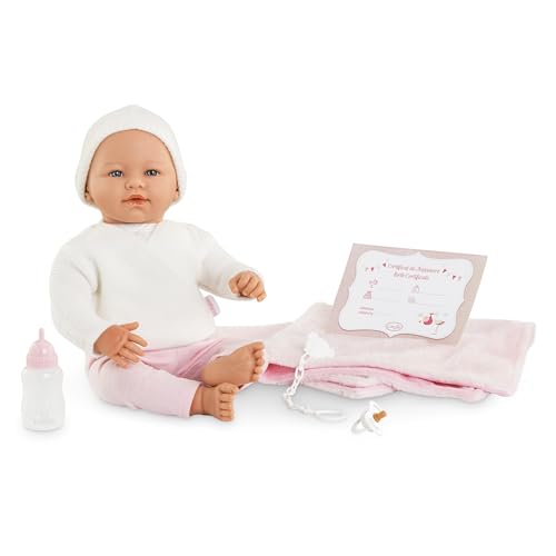 Corolle Mon Grand Poupon - Babypuppe 42 cm, realistische Weichkörper-Puppe mit Vanilleduft & Schlafaugen – ab 3 Jahren – lebensechte Spielpuppe für Rollenspiele, Puppenzubehör & Geschenk Mädchen Corolle Mon Grand Poupon - Babypuppe 42 cm, realistische Weichkörper-Puppe mit Vanilleduft & Schlafaugen – ab 3 Jahren – lebensechte Spielpuppe für Rollenspiele, Puppenzubehör & Geschenk Mädchen von Corolle
