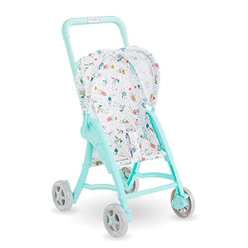 Corolle 9000110590 - Mon Premier Poupon 30cm Puppenbuggy, blau, Buggy für alle 30cm Puppen, Puppenmama, Puppenzubehör, Kinderwagen, Für Kinder ab 18 Monaten geeignet von Corolle