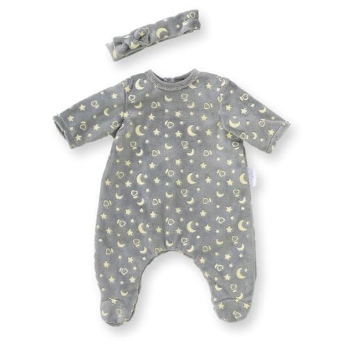 Corolle Pyjama leuchtet in der Nacht und Stirnband, Kleidung, für Puppen, 36 cm, ab 2 Jahren, 9000141680 von Corolle