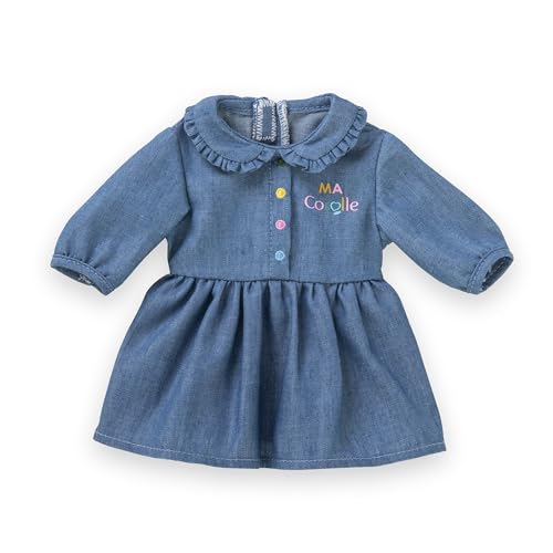 Ma Corolle 9000212860 Denim-Kleid, Langarm, Puppenkleid, 36 cm, ab 3 Jahren von Corolle