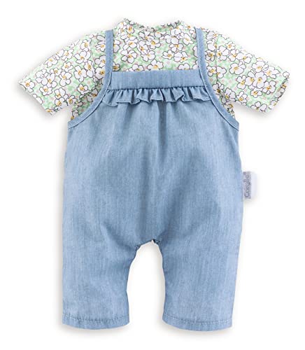 Corolle 9000110690 - Ma Premiere Poupee Latzhose, Bluse, für alle 30cm Babypuppen, ab 18 Monaten von Corolle