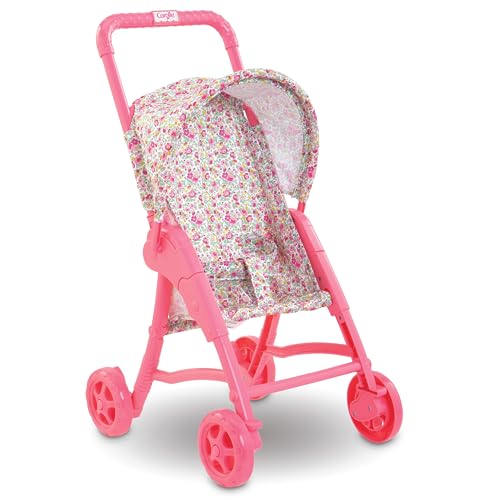 Corolle 9000110810 - Ma Premiere Poupee Puppenbuggy Floral, Puppenbuggy für alle 30cm Puppen, ab 18 Monaten von Corolle