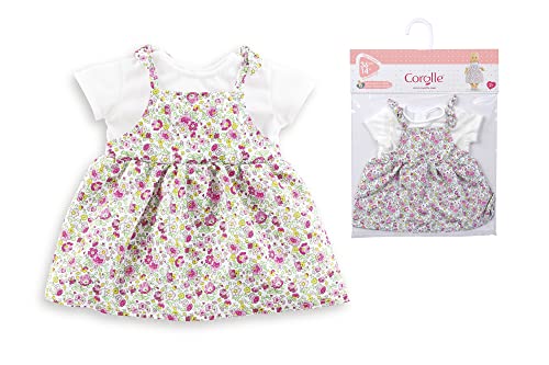 Corolle 9000141160 - Mon Grand Poupon Kleid Blumengarten, für alle 36cm Babypuppen, ab 2 Jahren von Corolle