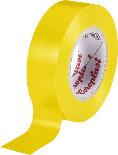 Coroplast 302 302-25-YE Isolierband Gelb (L x B) 25m x 15mm 1St. von Coroplast