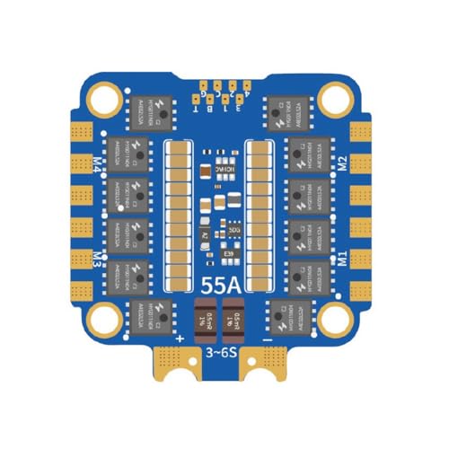 Correa Für BAYCKRC FPV ESC AM32 55A 3-6S 4IN1 ESC für RC FPV Freestyle Racing Drone Quadcopter Drone Teile von Correa