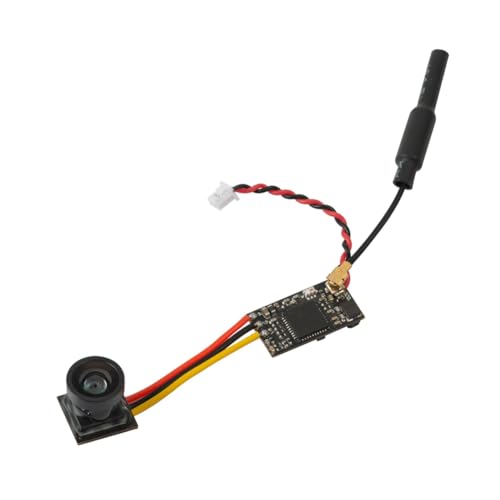 Correa Mini-Kamera FPV AIO 5,8G 25MW Sender 40 Kanäle 700TVL-Sender LST-S4+ FPV-Kamera mit OSD Zubehör für RC-Renn-Drohnen von Correa