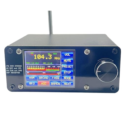 Correa SI4732 Vollwellenband-Radioempfänger FM LW MW SW SSB Unterstützt Broadcast-Suche 2,4-Touchscreen-Empfänger von Correa