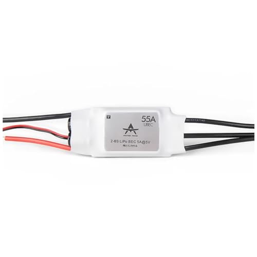 Correa at 55A ESC Elektronischer Geschwindigkeitsregler 2-6S LiPo BEC Brushless ESC für RC FPV Drohne von Correa