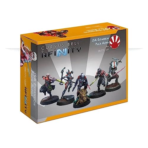 Infinity: JSA Expansion Pack Alpha (repacked) - Unpainted Miniature by Corvus Belli - Kompatibel mit Infinity und anderen Tabletop RPG TTRPG von Corvus Belli