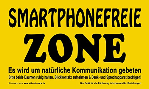 Corvus Schild Smarthone Free Zone von Corvus