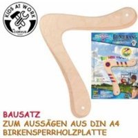 Corvus A600527 - Kids at Work, Bumerang 2-Flügler, Holz, Bausatz zum Aussägen Corvus A600527 - Kids at Work, Bumerang 2-Flügler, Holz, Bausatz zum Aussägen von Corvus Inh. Heiner Gramsch