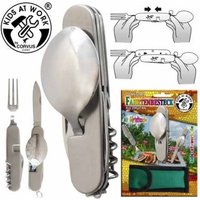 Corvus A750221 - Kids at Work, Fahrtenbesteck mit Gürteltasche, Besteck für unterwegs, Edelstahl, Klappbesteck Corvus A750221 - Kids at Work, Fahrtenbesteck mit Gürteltasche, Besteck für unterwegs, Edelstahl, Klappbesteck von Corvus