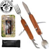 Besteck Unterwegs Holzgriff Besteck Unterwegs Holzgriff von Corvus