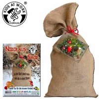 Corvus A750326 - Kids-at-Work, Nikolaus-Sack midi, Jutesack 30x60cm von Corvus