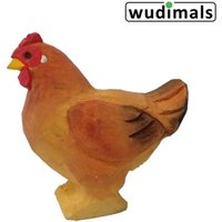 Wudimals A040629 - Huhn, Chicken, handgeschnitzt aus Holz von Corvus