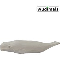 Wudimals A040824 - Belugawal, Beluga Whale, handgeschnitzt aus Holz von Corvus