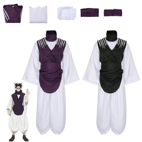 CosDance Anime Choso Cosplay Kostüm Outfit Jujutsu Kaisen Uniform Komplettset Halloween Party Dress Up Anzug mit Gürtel (M) von CosDance