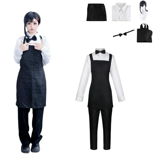 CosDance Anime Higashiyama kobeni Cosplay Kostüm Outfit Chainsaw Man Uniform Komplettset Halloween Party Dress Up Anzug mit Perücke (3XL) von CosDance