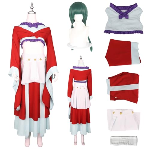 CosDance Anime The Apothecary Diaries Maomao Cosplay Kostüm Perücke für Frauen Charakter Uniform Rock Halloween Kleid Outfits Anzug (L) von CosDance