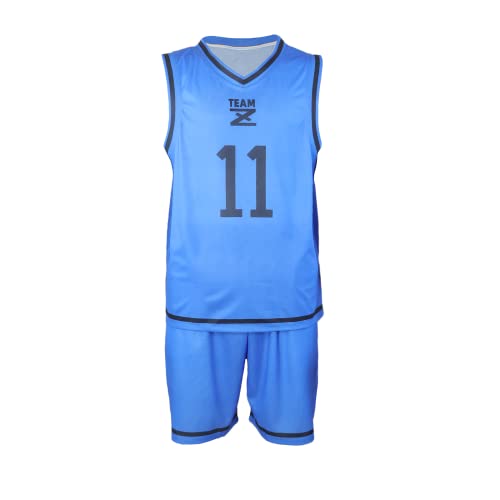 Blue Lock Cosplay Kostüm Isagi Yoichi Sportswear Jumpsuit Nr. 11 Fußballuniform Shorts Trainingsanzug von CoserDepot